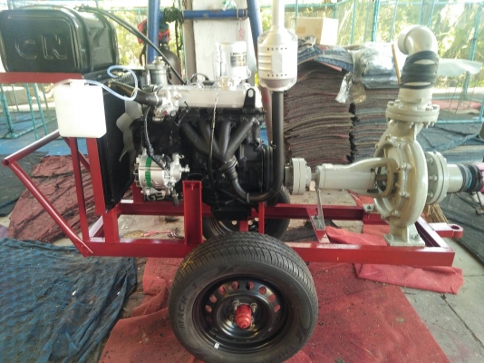 เครื่องสูบนํ้าประกอบใหม่พร้อมใช้งาน เครื่องยนต์ ISUZU GEMINI DIESEL