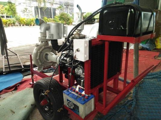 เครื่องสูบนํ้าประกอบใหม่พร้อมใช้งาน เครื่องยนต์ ISUZU GEMINI DIESEL