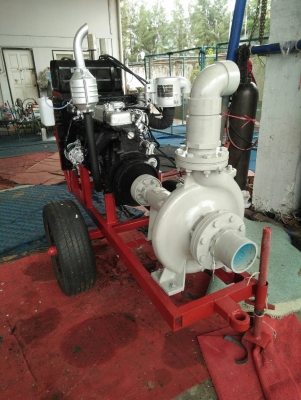 เครื่องสูบนํ้าประกอบใหม่พร้อมใช้งาน เครื่องยนต์ ISUZU GEMINI DIESEL
