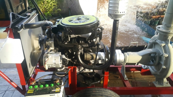 เครื่องสูบนํ้าประกอบใหม่พร้อมใช้งาน เครื่องยนต์ ISUZU GEMINI DIESEL