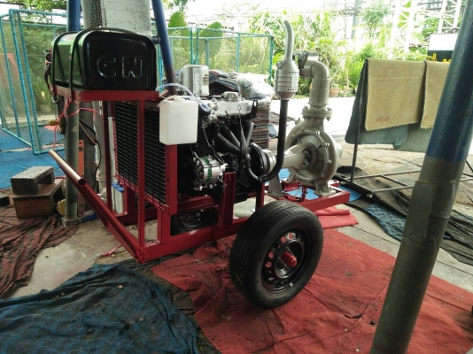 เครื่องสูบนํ้าประกอบใหม่พร้อมใช้งาน เครื่องยนต์ ISUZU GEMINI DIESEL