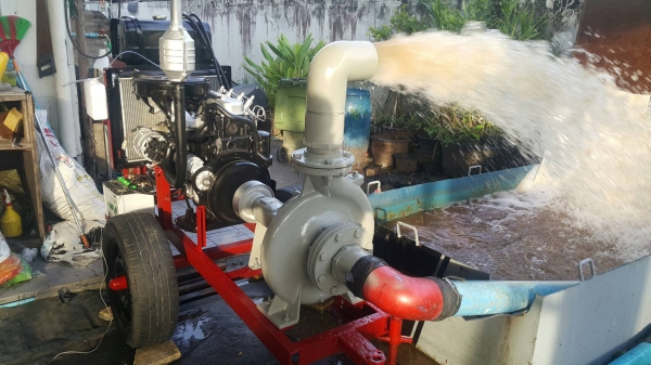 เครื่องสูบนํ้าประกอบใหม่พร้อมใช้งาน เครื่องยนต์ ISUZU GEMINI DIESEL