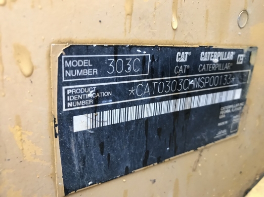 CAT 303CSR-MSP00133-YR2008 นำเข้าจากญี่ปุ่น ถึงไทยแล้วครับ