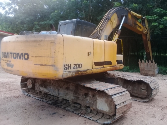 ขายรถแบคโฮ SUMITOMO SH200 สภาพพร้อมไช้