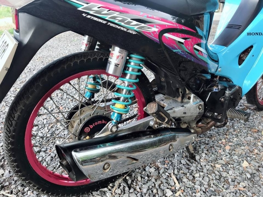 ขาย Wave125 พร้อมซิ่ง แต่งสวยๆ ทะเบียนพร้อมโอน ภาษี61