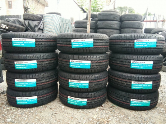 ขายยางใหม่ค้างปี17 บริดจสโตน 265/60R18 พร้อมใส่ ถ่วง ชุดละ 15900 บาท