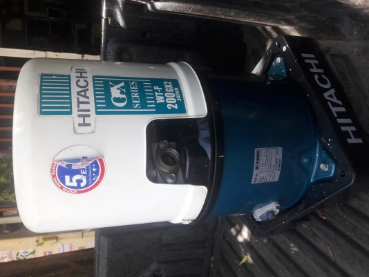 ขาย !! ปั้มน้ำถังอัตโนมัติ.ฮิตาชิ.ขนาด200w.สภาพดี.พร้อมใช้งาน