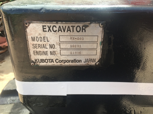 Kubota kx040 พร้อมใช้งานราคาต่อรองได้. 086-2033345 Kubota kx040 พร้อมใช้งานราคาต่อรองได้. 086-2033345