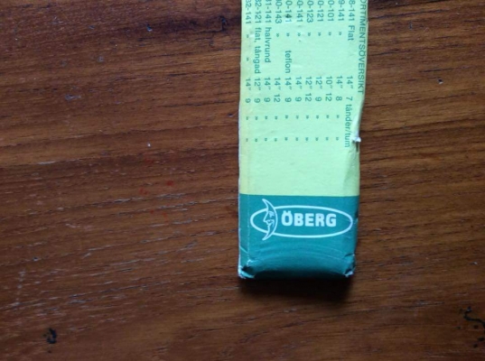 ขายตะไบฟันโค้งยาว14&quot; OBERG MADE IN SWEDEN.ใหม่เก่าเก็บ