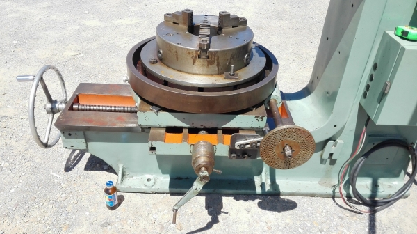 เครื่องกระทุ้งร่องลิ่มญี่ปุ่น HIRAO 12&rdquo;(300mm) หัวเอียงปรับองศา หัวแบ่ง 500 mm โต้ะ 700x1000 สดนอก