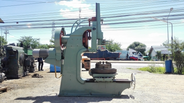 เครื่องกระทุ้งร่องลิ่มญี่ปุ่น HIRAO 12&rdquo;(300mm) หัวเอียงปรับองศา หัวแบ่ง 500 mm โต้ะ 700x1000 สดนอก