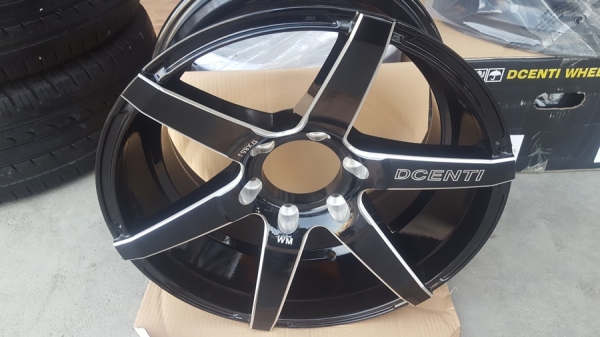 ล้อใหม่ขอบ17 DCENTI 6รู ยาง265/65/17 ปี17 4 ล้อ ล้อใหม่ขอบ17 DCENTI 6รู ยาง265/65/17 ปี17 4 ล้อ