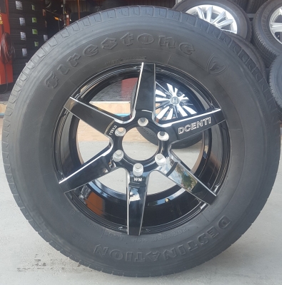 ล้อใหม่ขอบ17 DCENTI  6รู ยาง265/65/17 ปี17  4 ล้อ