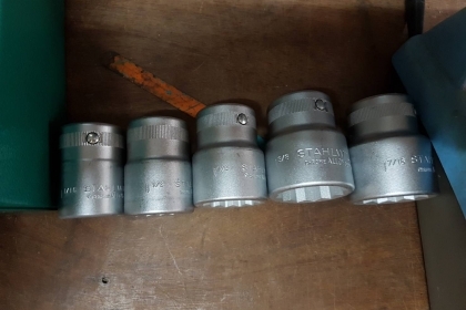 ขายชุดบ็อกขนาด6หุนSTAHLWILLE MADE IN GERMANY.ระบบหุนใหม่เก่าเก็บสวยงาม