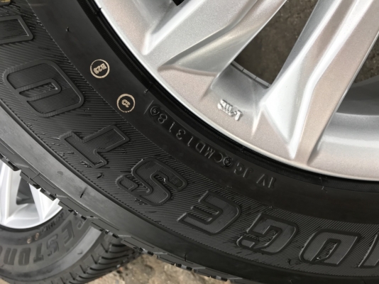 ล้อ isuzu 1.9 ขอบ 18 พร้อมยางป้ายแดงปี18