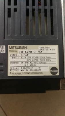 อินเวอร์เตอร์1แรง220vออก3สายมิตซูมือสองสถาพดี