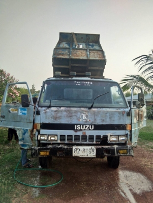 ขายด่วน ISUZU NPR 59l ดั้ม เครื่อง4BE1 110แรง เครื่องดี เกียร์ROCKY มีชโลร์ เฟืองท้ายF เอกสารเล่มทะเ