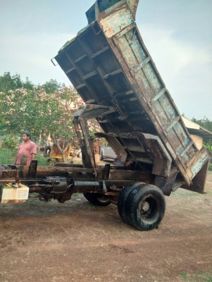 ขายด่วน ISUZU NPR 59l ดั้ม เครื่อง4BE1 110แรง เครื่องดี เกียร์ROCKY มีชโลร์ เฟืองท้ายF เอกสารเล่มทะเ