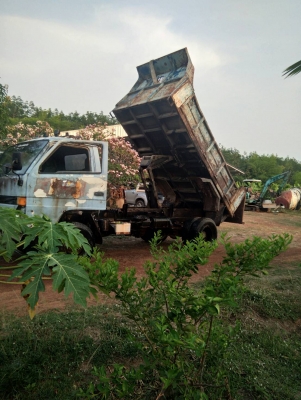ขายด่วน ISUZU NPR 59l ดั้ม เครื่อง4BE1 110แรง เครื่องดี เกียร์ROCKY มีชโลร์ เฟืองท้ายF เอกสารเล่มทะเ