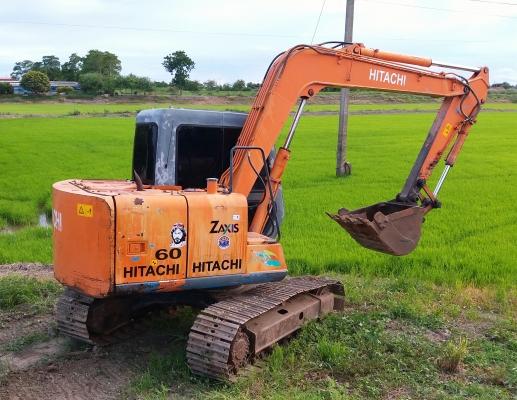 ฮิตาชิ ex 60 ระบบดีเครื่องดีปั๊มแรงเอวแน่นทำงานไว มีลายแย็ค อินวอยน์