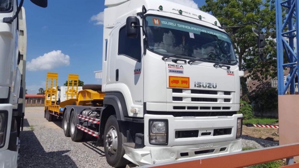หัวลาก ISUZU 360 แรงม้า ปี 56 พร้อมหางโรเบตสองเพลาของใหม่ สภาพสวยพร้อมใช้งาน #พร้อมแยกขายหัวหาง เอกส