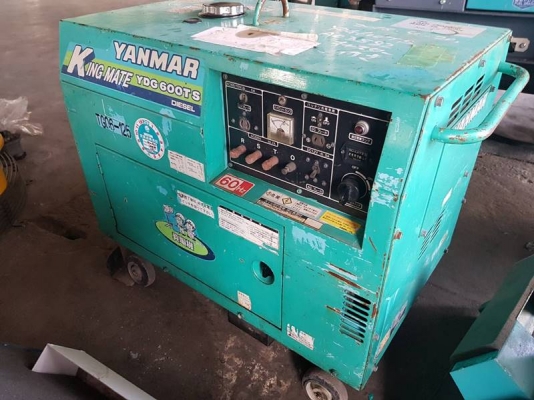 YDG600TS - เครื่องปั่นไฟ ขนาด เล็ก Yanmar 6 kva. เครื่องยนต์ดีเซล นำเข้าจากญี่ปุ่น by OEK 098-562592