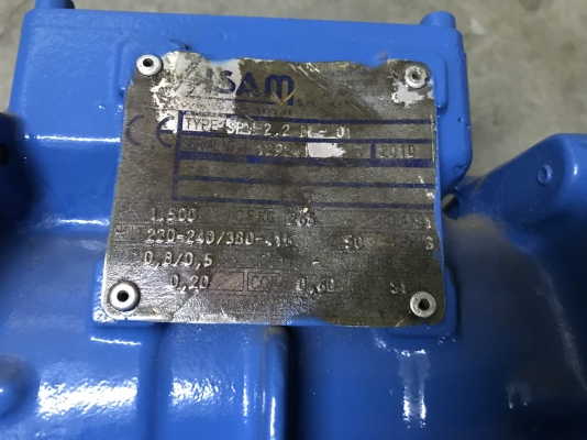 ขายมอเตอร์สั่น-เขย่า Visam 0.2Kw 380V made in Italy สภาพสวย(ทำสีใหม่) หมุนนิ่ม สั่นแรง พร้อมใช้งาน