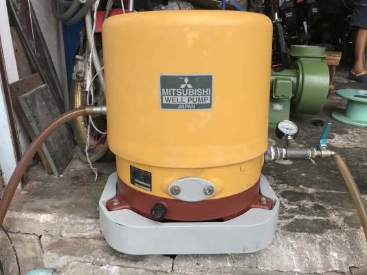ขายปั้มน้ำอัตโนมัติ Mitsubishi 150W 220V รุ่นใบใหญ่ สภาพสวยเดิมๆ หมุนนิ่ม ตรวจเช็คแรงดันเรียบร้อย ไม่มีรั่วซึม พร้อมใช้งาน ราคา 2,000 บาทพร้อมส่ง