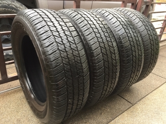 ยาง Bridgestone 265 60 18 ปลายปี16 ดอกเต็ม ไม่มีปะ ใช้ยาว ราคาไม่แพง