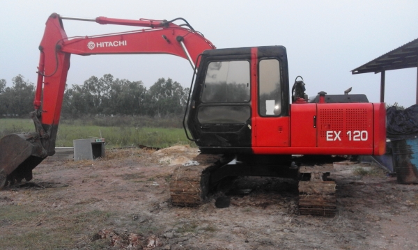 HITACHI ex 120-2Ex 120-2 รุ่นนิยม เครื่องซูซุ 4bd1