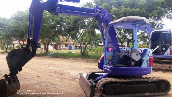 FROM JAPANขายถูกด่วนๆKOMATSU PC50UU-2 /คอนโทรลสั้น(น้ำมัน)/สินค้าเก่านอก/ปรับสภาพ ขัดล้าง-ทำสีให้เรี