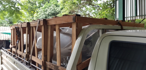 ปั้มลม 3 หัว มอเตอร์ 4 แรง ไฟ 220 v ถัง 200 ลิตร พร้อมใช้งาน