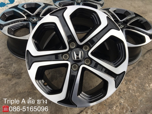 ล้อแม็ก Honda HRV ตัวท๊อป 5รู114 ขอบ 17
