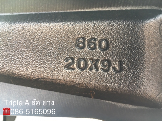 ล้อแม็กใหม่ 6รู139 ขอบ 20 พร้อมยาง Monster 265-50-20 ปี 16