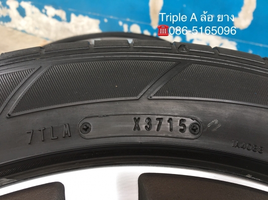 ล้อแม็ก Toyota Camry ขอบ 17 (ลาย 9 ก้าน) พร้อมยาง Dunlop 215-55-17 ปลายปี 15 แม็กสวย