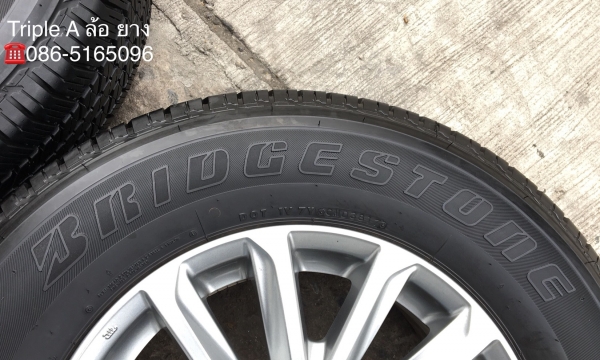 ล้อแม็ก Mitsu New Triton Plus ขอบ17 พร้อมยาง Bridgestone 265-65-17 ปลายปี 17
