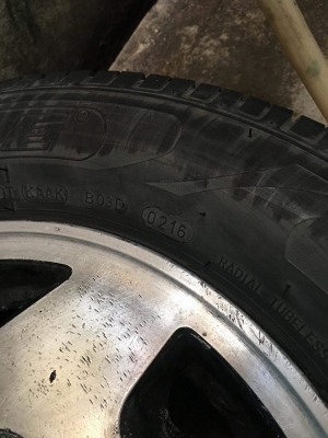 ล้อแม๊กไดฮัทสุ #ขอบ12/4&times;110+ยาง155/70/12ปี1516  #ล้อพร้อมยาง4วง4500บ.โทร0879050181.ส่งได้ทั่วไทย