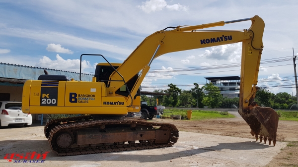 ขายรถแบคโฮ KOMATSU PC200-7 ใช้งานเพียง 7 พันชั่วโมง สวยที่สุดในประเทศไทย ที่แจ้งขายอยู่ในปัจจุบัน