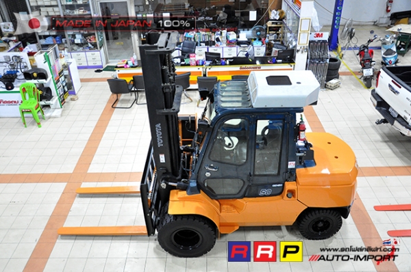 ขายรถโฟล์คลิฟท์มือสอง TOYOTA รุ่น 7FGA50-50730 นำเข้าจากประเทศญี่ปุ่น 100\% ไม่เคยใช้งานในไทย ขายรถโฟล์คลิฟท์มือสอง TOYOTA รุ่น 7FGA50-50730 นำเข้าจากประเทศญี่ปุ่น 100\% ไม่เคยใช้งานในไทย