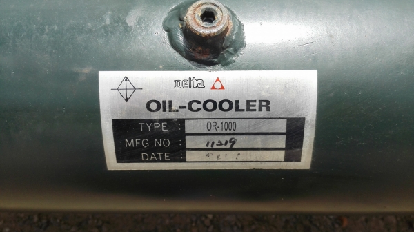 ออยคูลเลอร์ของใหม่ 100\% DELTA (OR-1000 l/min) ของใหม่ในลังมี 2 ตัว