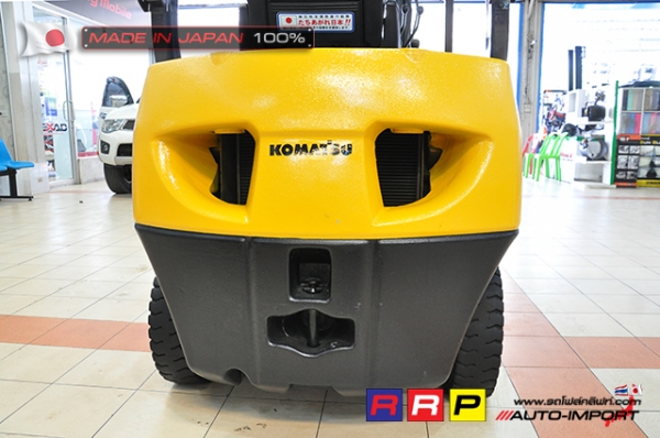ขายรถโฟล์คลิฟท์มือสอง KOMATSU รุ่น FD15C-20-652462 นำเข้าจากประเทศญี่ปุ่น 100\% ไม่เคยใช้งานในไทย