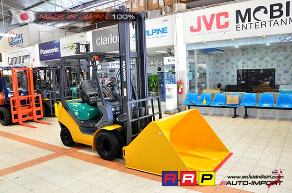 ขายรถโฟล์คลิฟท์มือสอง KOMATSU รุ่น FD15C-20-652462 นำเข้าจากประเทศญี่ปุ่น 100\% ไม่เคยใช้งานในไทย