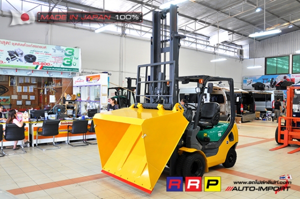 ขายรถโฟล์คลิฟท์มือสอง KOMATSU รุ่น FD15C-20-652462 นำเข้าจากประเทศญี่ปุ่น 100\% ไม่เคยใช้งานในไทย