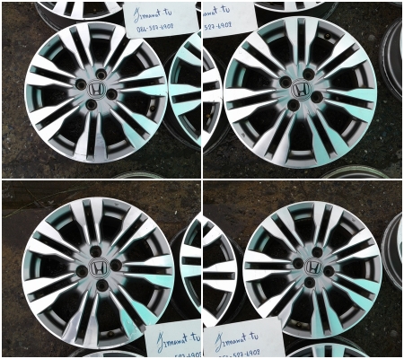 แม็ก Honda City 15-16/Jazz 15 สภาพเดิมๆไม่คดไม่ดุ้ง ไม่ซ่อม มีรอยบ้าง 3900-5500 บาท