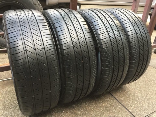ยาง Dunlop 205 55 16 ปี17 ดอกเต็ม ไม่มีปะ เนื้อนิ่มๆ ใช้ยาว ราคาไม่แพง