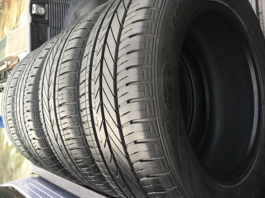 ยาง Goodyear 215 60 16 ปลายปี17 ดอกเต็ม ไม่มีปะ เนื้อนิ่มๆ ใช้ยาว ราคาไม่แพง