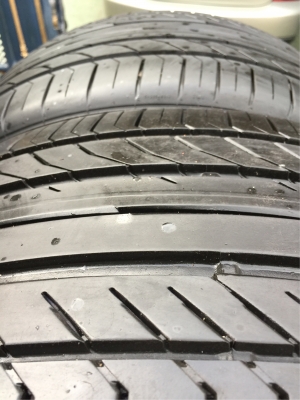 ยางคู่ Continental 255 35 19 ปลายปี16 ดอกเต็ม ไม่มีปะ เนื้อนิ่มๆ ใช้ยาว ราคาไม่แพง