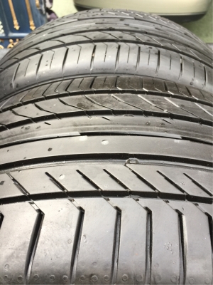 ยางคู่ Continental 255 35 19 ปลายปี16 ดอกเต็ม ไม่มีปะ เนื้อนิ่มๆ ใช้ยาว ราคาไม่แพง