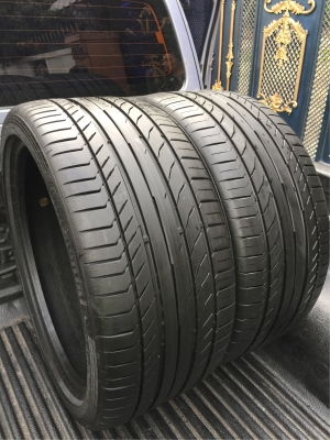 ยางคู่ Continental 255 35 19 ปลายปี16 ดอกเต็ม ไม่มีปะ เนื้อนิ่มๆ ใช้ยาว ราคาไม่แพง