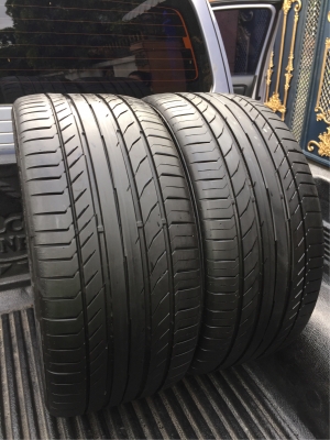 ยางคู่ Continental 255 35 19 ปลายปี16 ดอกเต็ม ไม่มีปะ เนื้อนิ่มๆ ใช้ยาว ราคาไม่แพง